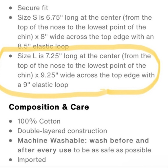 🌼 Levi’s | 3 pack - Reversible & Reusable Face Mask | Size: Large | A - Picture 4 of 4